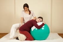 The ball is a helpful tool for the time before and during birth