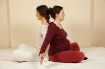 Connection with the baby during partner excercises